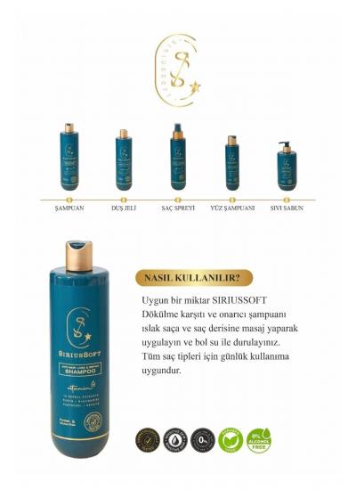 Saç Dökülme Karşıtı Ve Onarıcı Şampuan Yoğun Keratin Ve Biotin Bakım Şampuanı 500 ml