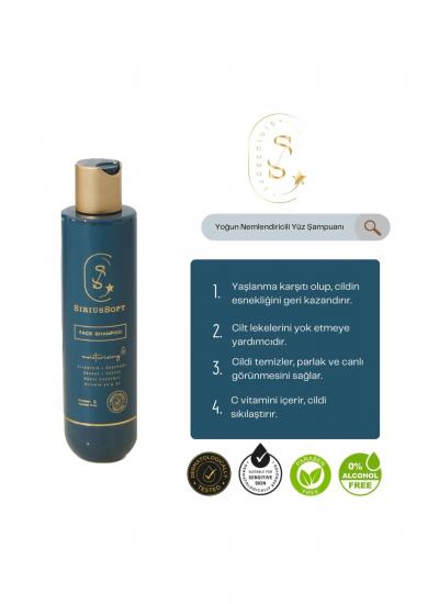 Yoğun Nemlendirici Yüz Temizleme Yıkama Jeli Şampuanı / Yüz Temizleme Yıkama Jeli 200 Ml