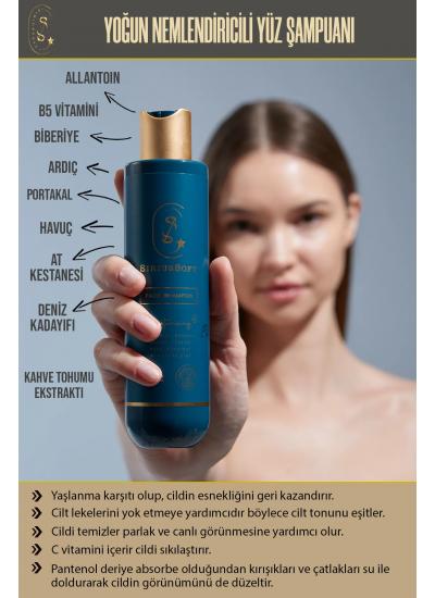 Yoğun Nemlendirici Yüz Temizleme Yıkama Jeli Şampuanı / Yüz Temizleme Yıkama Jeli 200 Ml