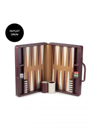 Bordo Hakiki Deri Tavla